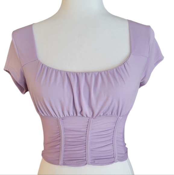 RUE 21 RUCHED CORSET STYLE TOP - Picture 1 of 6